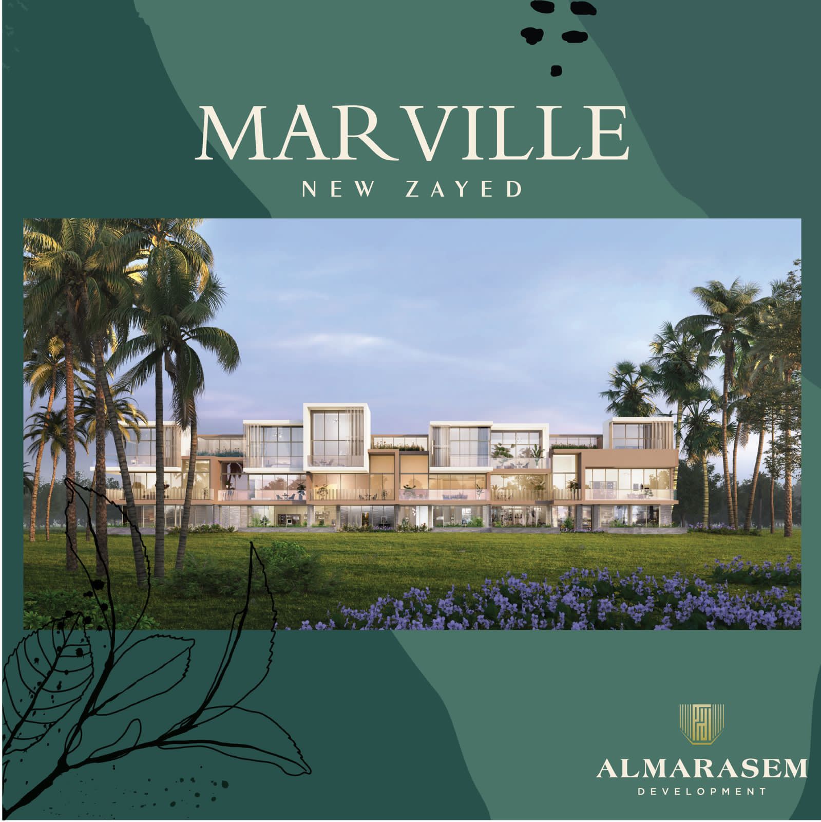 Mar Ville New Zayed Almarasem Elevation Realestate
