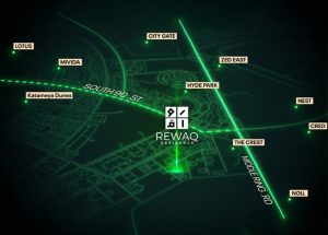  Location of Riwaq Residence New Cairo